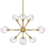 Quoizel PCSVD5034 Salvador 9 Light 30"W Sputnik Chandelier - Gold. Fixed Price $399.99.