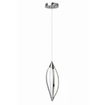 Elan Meridian Pendant 8" Wide Led Abstract Mini Chrome Indoor. Fixed Price $72.97.