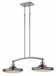 Nuvo 62-167 2-LIGHTS Led Island Pendant Polished Nickel Finish. Fixed Price $207.36.