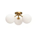 Alora Mood Cassia Light 17" Semi Flush Mount, Gold/opal/clear - SF549315AGOP. Fixed Price $236.00.