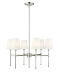 Ml Lighting 16106PN Adorra 25.75" Wide 6LIGHT Chandelier Polished. Fixed Price $169.95.