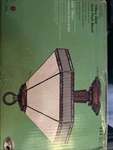 Hampton Bay Classic Collection. Tiffany Style Semi Flush Mount Oil Rubbed Bronze. Fixed Price $65.00.