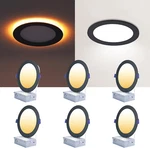 6 Pack Black Recessed Lights Inch With Night Light, Canless Ultra Thin Wafer. Fixed Price $118.99.