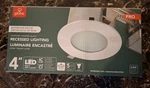 Globe Electric In. White Recessed Circular Shower Lighting Kit 90663 *482. Fixed Price $19.99.