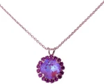 Mariana Roxanne Sun-kissed Blush & Fuchsia Rose Gold Pendant Necklace 1166 Nwt. Fixed Price $64.00.