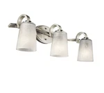 Kichler Lighting 3-LIGHT Oxby Brushed Nickel Bathroom Vanity. Fixed Price $39.91.
