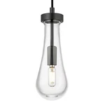 Innovations Lighting 451-1P-G451-4CL Owego 11" Tall Mini Pendant Black. Fixed Price $221.76.