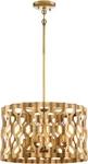 Metropolitan Coronade Pendant, 4-LIGHT 240 Total Watts, Pandora Gold Leaf. Fixed Price $384.32.