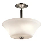 Kichler 43669 Nickel Aubrey 3-LIGHT Semi-flush Ceiling. Fixed Price $41.38.