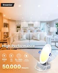 Ensenior 6 Pack Inch Led Recessed Light, Dimmable, 3000K-5000K 3CCT. Fixed Price $38.82.