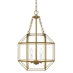 Bellevue SGP98886 Aveyron 3 Light 14"W Taper Candle Pendant - Brass. Fixed Price $449.00.