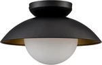 Nautical Modern Ceiling Light Flush Mount Black Dome Fixture. Fixed Price $59.99.