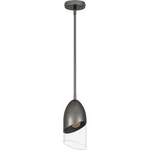 Black Chrome One Light Mini Pendant From The Haynes Collection. Fixed Price $159.99.