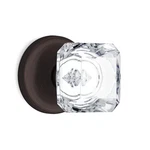 (10 Pack) Dummy Princess Cut Crystal Door Knobs Venetian Bronze Round Rosette. Fixed Price $183.75.