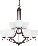 Capital Lighting Chapman Burnished Bronze Chandelier 3949BB-202. Fixed Price $352.50.