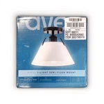 Avec 2335000131M Avery Collection 11.1" Modern Craftsman Matte Black Semiflush. Fixed Price $27.99.