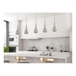 Cal Lighting Kornos 13" Height Metal Mini Pendant, Brushed Steel UP-1117. Fixed Price $153.00.