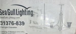 Sea Gull 31376-839 5LIGHT 25IN Blacksmith Chandelier Ceiling. Fixed Price $199.99.