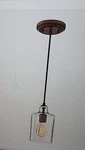 Westinghouse Lighting 63713 Carmen Indoor Mini Pendant Light, Barnwood Finish. Fixed Price $39.97.