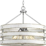 Progress Lighting P500023 Gulliver 4 22"W Drum Chandelier - Galvanized. Fixed Price $319.99.