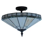 Tiffany Inverted Pendant Ceiling Stained Glass Hanging Lamp Fixture. Fixed Price $96.11.