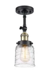 Innovations Lighting 201F-14-5 Bell Semi-flush 5"W Black Antique Brass /. Fixed Price $255.20.