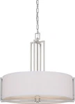 Nuvo Lighting 60/4756 Nickel Gemini 4-LIGHT 23-1/2"W Chandelier. Fixed Price $546.99.