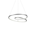 Kuzco Twist 19" Led Pendant, Antique Silver/white Acrylic Diffuser PD11119-AS. Fixed Price $600.00.