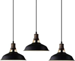 Industrial Metal Barn Pendant Light 3 Pack. Fixed Price $128.99.