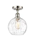 Innovations Lighting 516-1C-13-8 Athens Semi-flush 8"W Polished Nickel. Fixed Price $200.20.