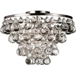 Robert Abbey Bling Light Flushmount, Polished Nickel - S1002. Fixed Price $1507.20.