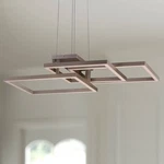 ET2 Traverse 35 1/2"W 3-LIGHT Champagne Led Pendant. Fixed Price $822.40.