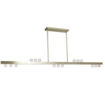 Dainolite RAL-7215HP Raleigh Light 72"W Linear Chandelier White. Fixed Price $658.00.