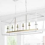 Jonathan Y 49" Classic Traditional Metal 6-BULB Led Pendant White/gold Pagoda. Fixed Price $303.99.