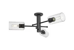 Innovations Lighting 434-3F-10-29 Crown Point Flush Black. Fixed Price $510.40.