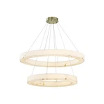 Justice Evolv Lumenaria Medley 42" Led 2-T Ring Pendant, Bs/ab FAL-8228-BRSS. Fixed Price $3960.00.