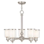 Livex Lighting 40205-91 Middlebush Brushed Nickel Chandelier. Fixed Price $779.90.