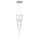 Avenue Original Glacier 25LT 174" Pendant, Chrome/crystal HF1904-25-GL-CH-C. Fixed Price $4414.00.