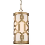 Crystorama Jennings 1 Light Aged Brass Pendant 2260-AG. Fixed Price $258.00.