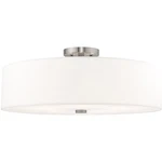 Livex Lighting 52142-91 Meridian Semi-flush Mount Brushed Nickel. Fixed Price $305.96.