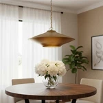 Homeroots 611633 8 X 24 In. Gold Single Metal Dimmable Ceiling Light Wit.... Fixed Price $353.45.