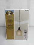Hampton Bay Convertible Track Pendant Light Antique Bronze Wheat Glass Brand New. Fixed Price $19.68.