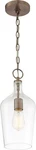 Nuvo Lighting 60/6748 Hartley 7"W Mini Pendant - Antique Copper. Fixed Price $69.95.
