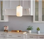 Origin 21 Kason Mini Pendant White Milk Glass Brushed Gold Lighting Fixture. Fixed Price $69.99.