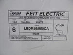 Feit Electric 5/6IN. Led White Retrofit Recessed Light Trim Dimmable Cec 120WATT. Fixed Price $47.21.