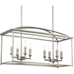 Progress Lighting P400033 Silver Piedmont 8-LIGHT 30"W Taper Candle Chandelier. Fixed Price $134.39.