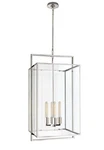 Visual Comfort Halle Med Lantern By Ian Fowler Polished Nickel Ceiling Light. Fixed Price $900.00.
