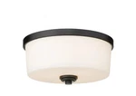 Bellevue Paula 3 Light 14" Wide Flush Mount Drum Ceiling Fixture. Fixed Price $65.99.