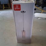 Globe Electric 64023 Sydney 1-LIGHT Polished Chrome Clear Glass Hanging Pendant. Fixed Price $45.00.
