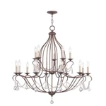Livex Lighting Chesterfield Chandelier Venetian Golden Bronze 6429-71. Fixed Price $1599.96.